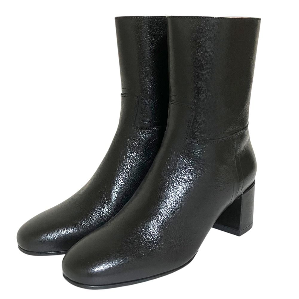 未使用 BALLY バリー OTAVINE 50 ゴートレザー アンクルブーツ ショートブーツ サイズ35 約22cm ブラック レディース 古着 中古 USED 21,407円