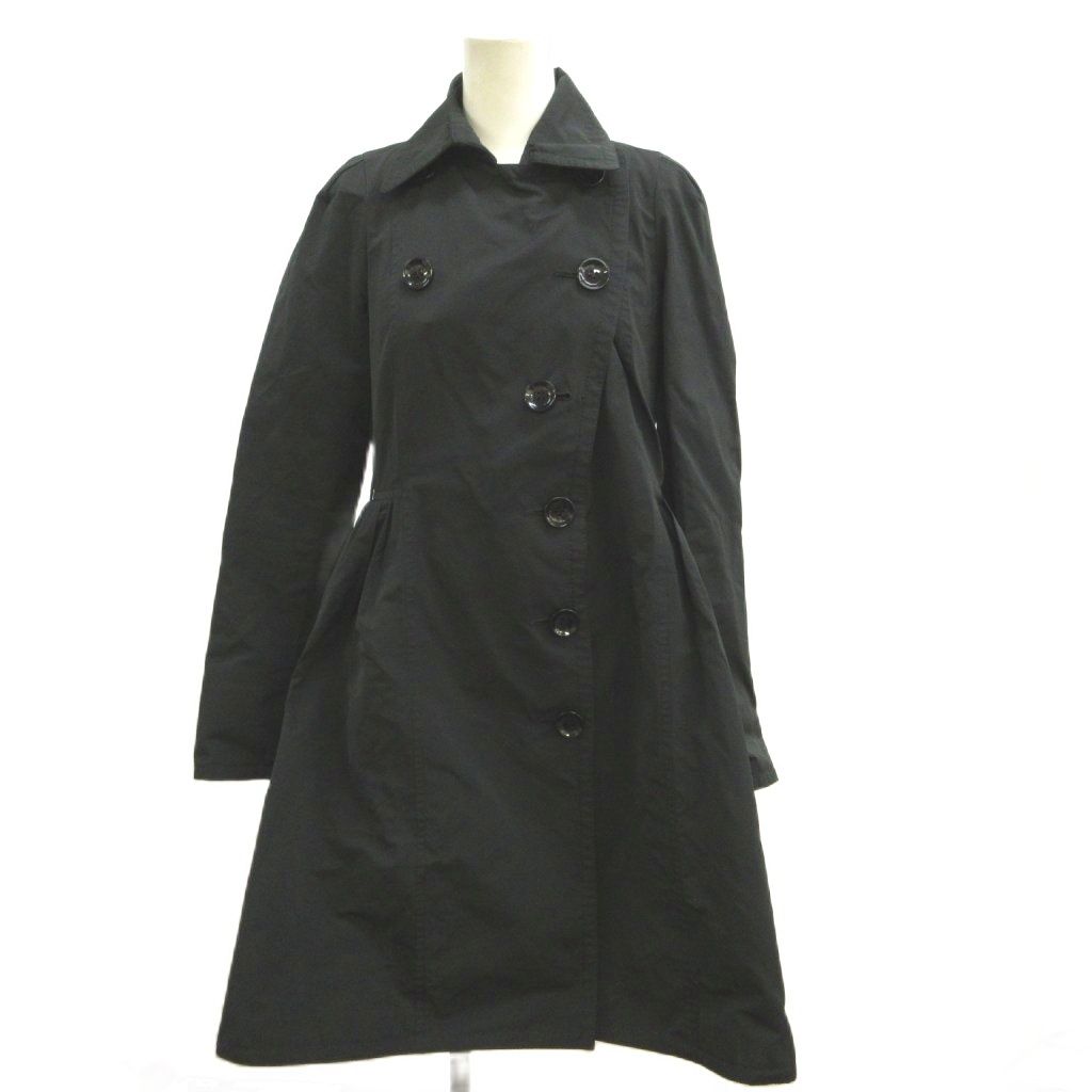 Burberry 黒スプリングコート40 バーバリーブラックレーベル BURBERRY BLACK LABEL トレンチコート