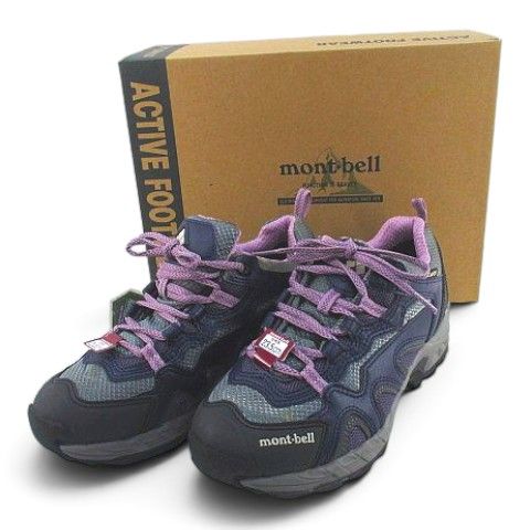 モンベル Montbell 275 GORE₋TEX ラップランドストライダー トレッキング スニーカー 防水 GY 23.5cm グレー
