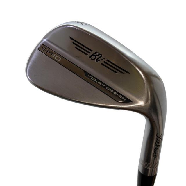 【中古】 タイトリスト VOKEY SPIN MILLED SM10 ツアークロム 52°/08°F ウェッジ WG 純正特注シャフト (フレックスR) メンズ 男性用 右利き 右用 Cランク ゴルフクラブ