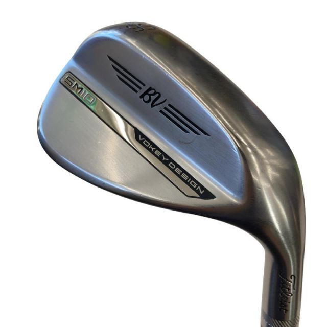 【中古】 タイトリスト VOKEY SPIN MILLED SM10 ツアークロム 56°/14°F ウェッジ WG 純正特注シャフト (フレックスR) メンズ 男性用 右利き 右用 Cランク ゴルフクラブ
