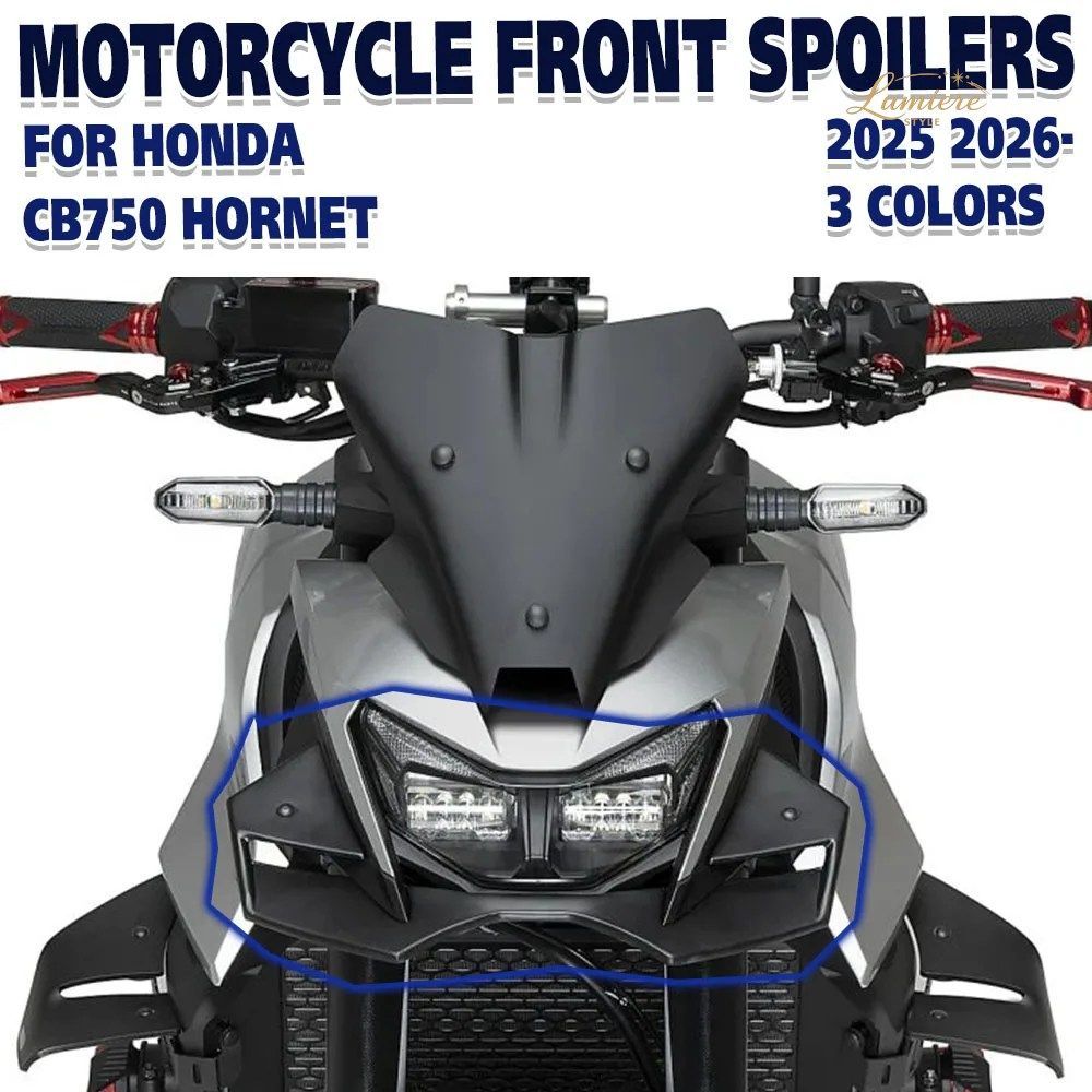 HONDA CB750 HORNET 2025 2026- MOTORCYCLE FRONT SPOILER KIT DOWNFORCE NAKED FRONTAL SPOILER WINGLET AERODYNAMIC WING