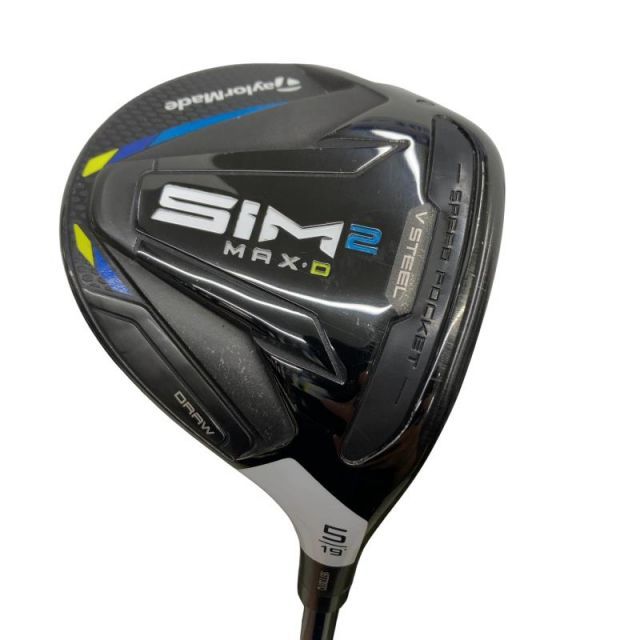 【中古】 テーラーメイド SIM2 MAX-D 5W フェアウェイウッド FW TENSEI BLUE TM50(SIM2 FW) (フレックスS) メンズ 男性用 右利き 右用 Cランク ゴルフクラブ