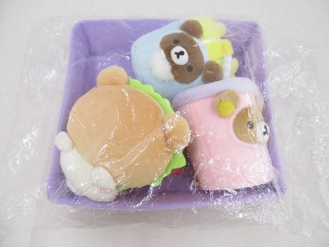 良品 ホビー リラックマ コリラックマ チャイロイコグマ リラックマ ハンバーガーぬいぐるみセット