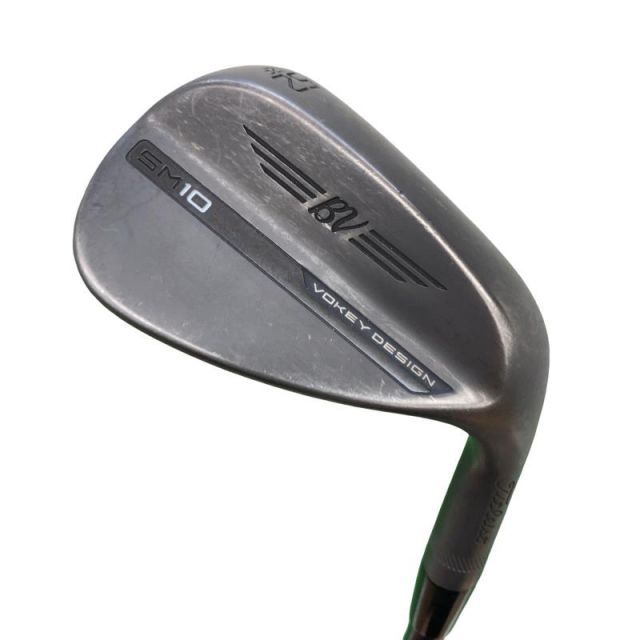 【中古】 タイトリスト VOKEY SPIN MILLED SM10 ジェットブラック 52°/12°F ウェッジ WG 純正特注シャフト (フレックスX) メンズ 男性用 右利き 右用 Cランク ゴルフクラブ