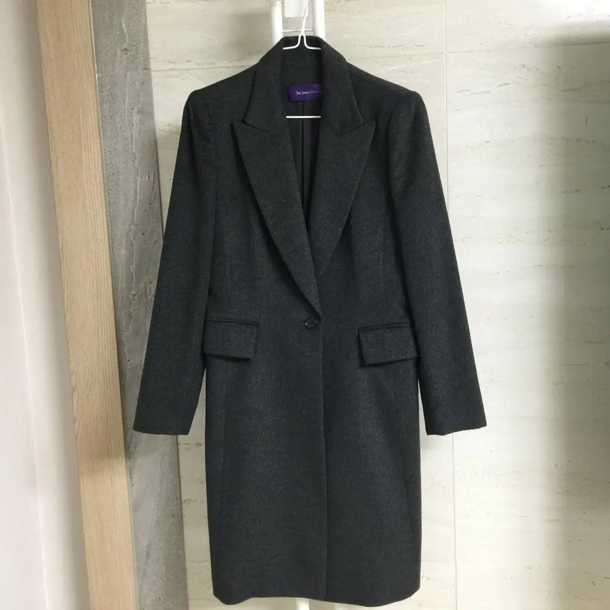 THE IZZAT コレクション カシミア100 ロングコート 55