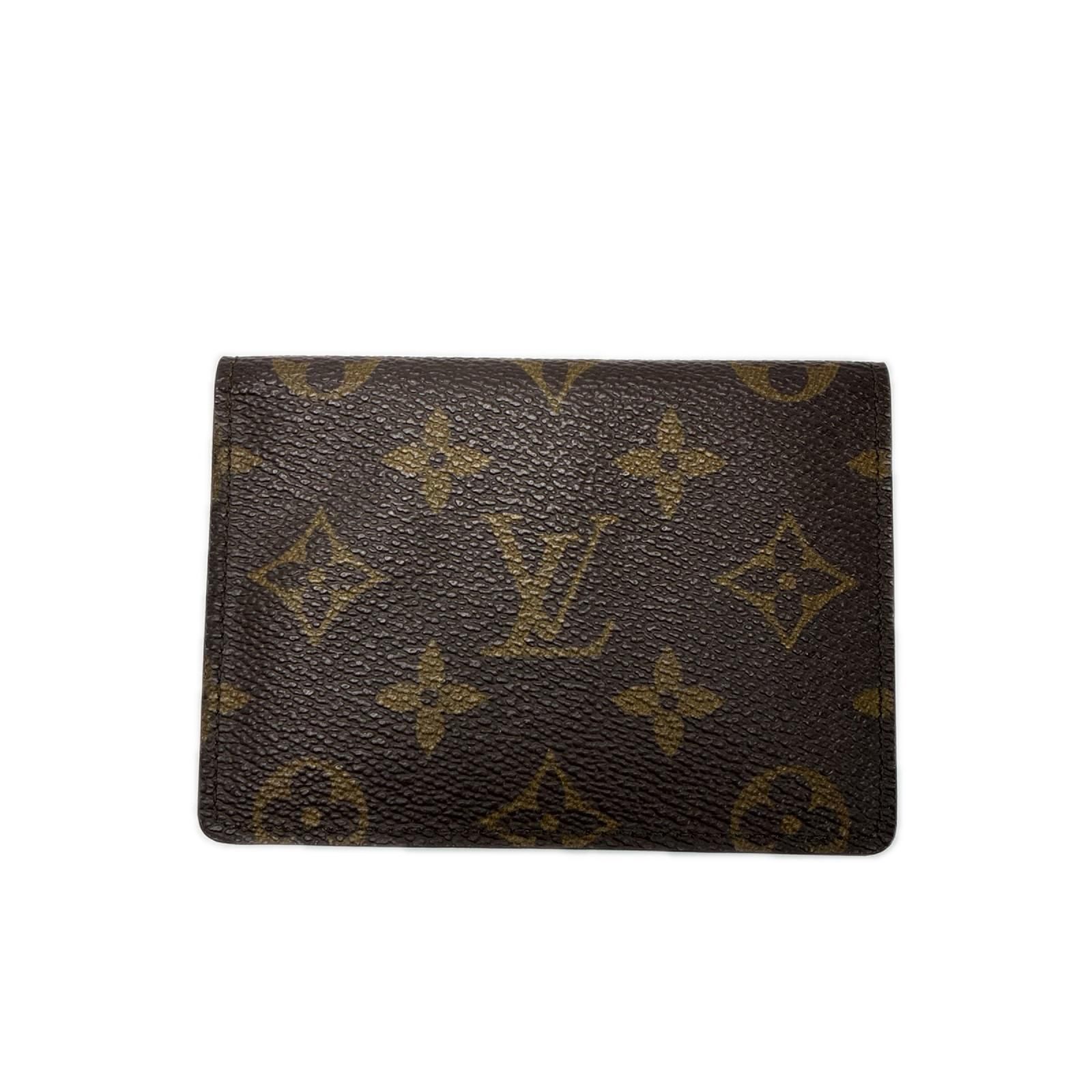 LOUIS VUITTON ルイヴィトン モノグラム ポルト2カルトヴェルティカル M60533 ブラウン パスケース 6,853円