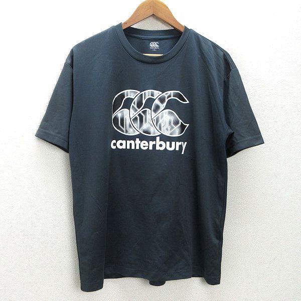 g■カンタベリー/CANTERBURY ラグビーウェア ドライTシャツ【XL】灰/men's/19【中古】■