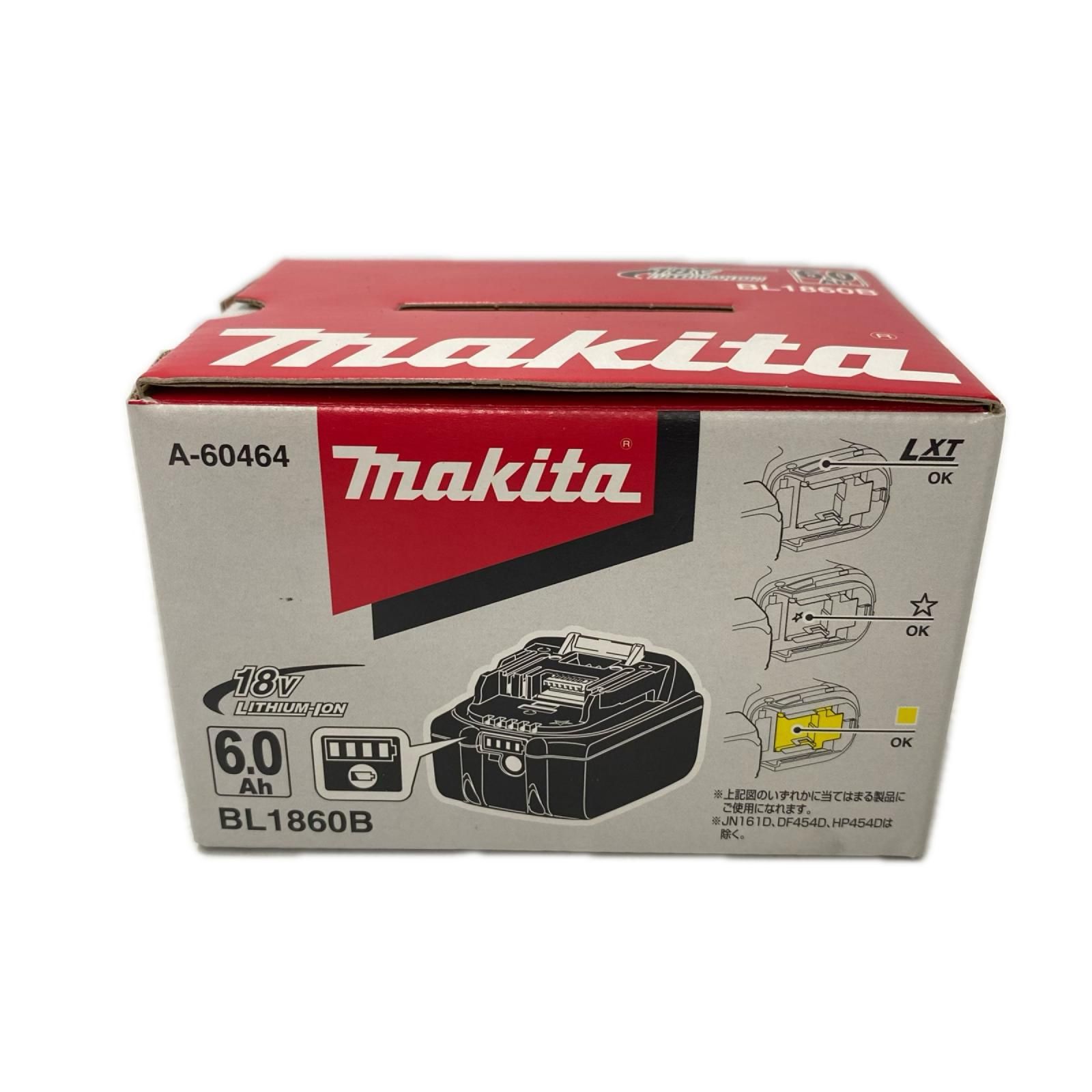 MAKITA マキタ 18Vバッテリー BL1860B ブラック 未使用品 12,441円