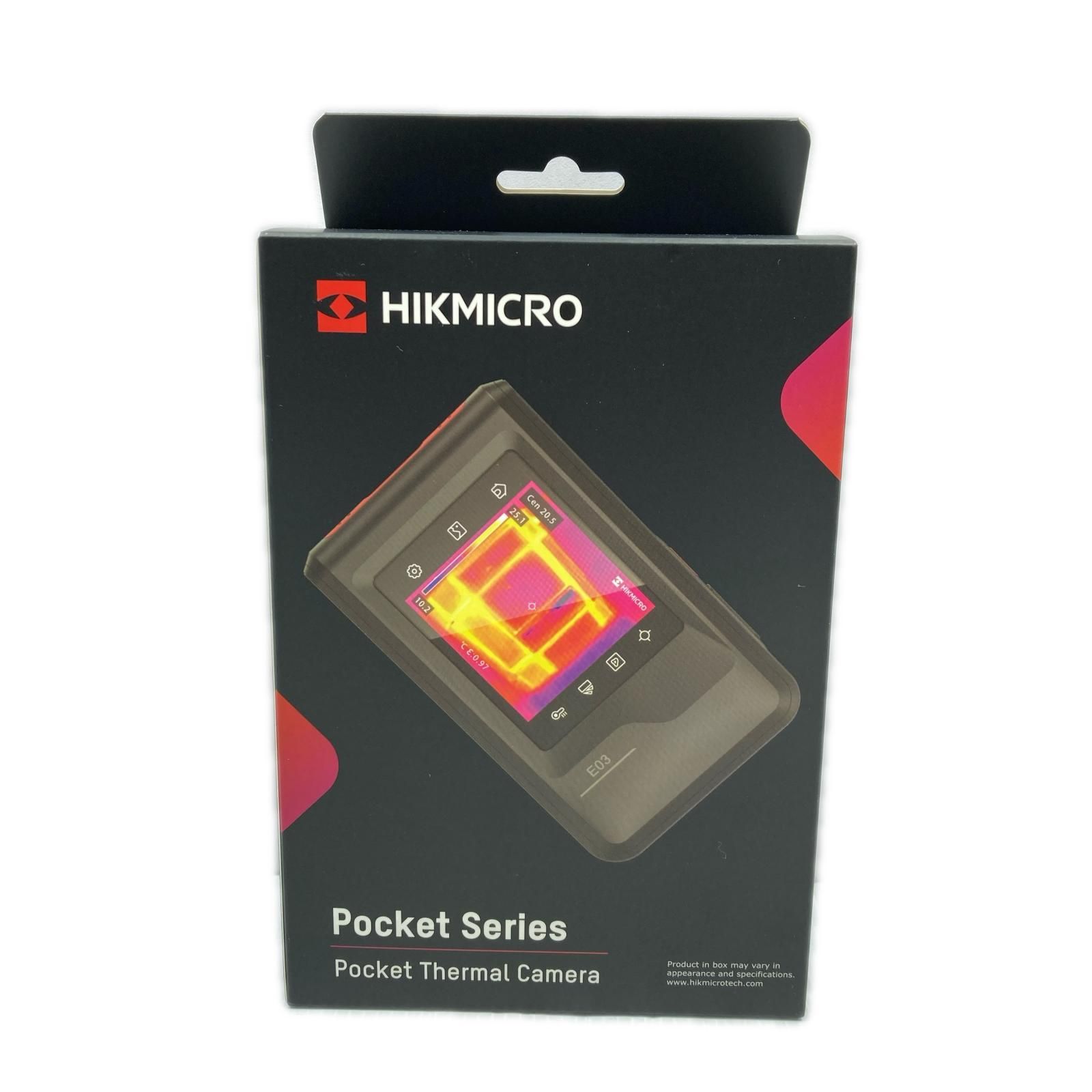 HIKMACRO 3.5インチ -20~350℃ ポケットサーマルカメラ HIKMICRO E03 ブラック
