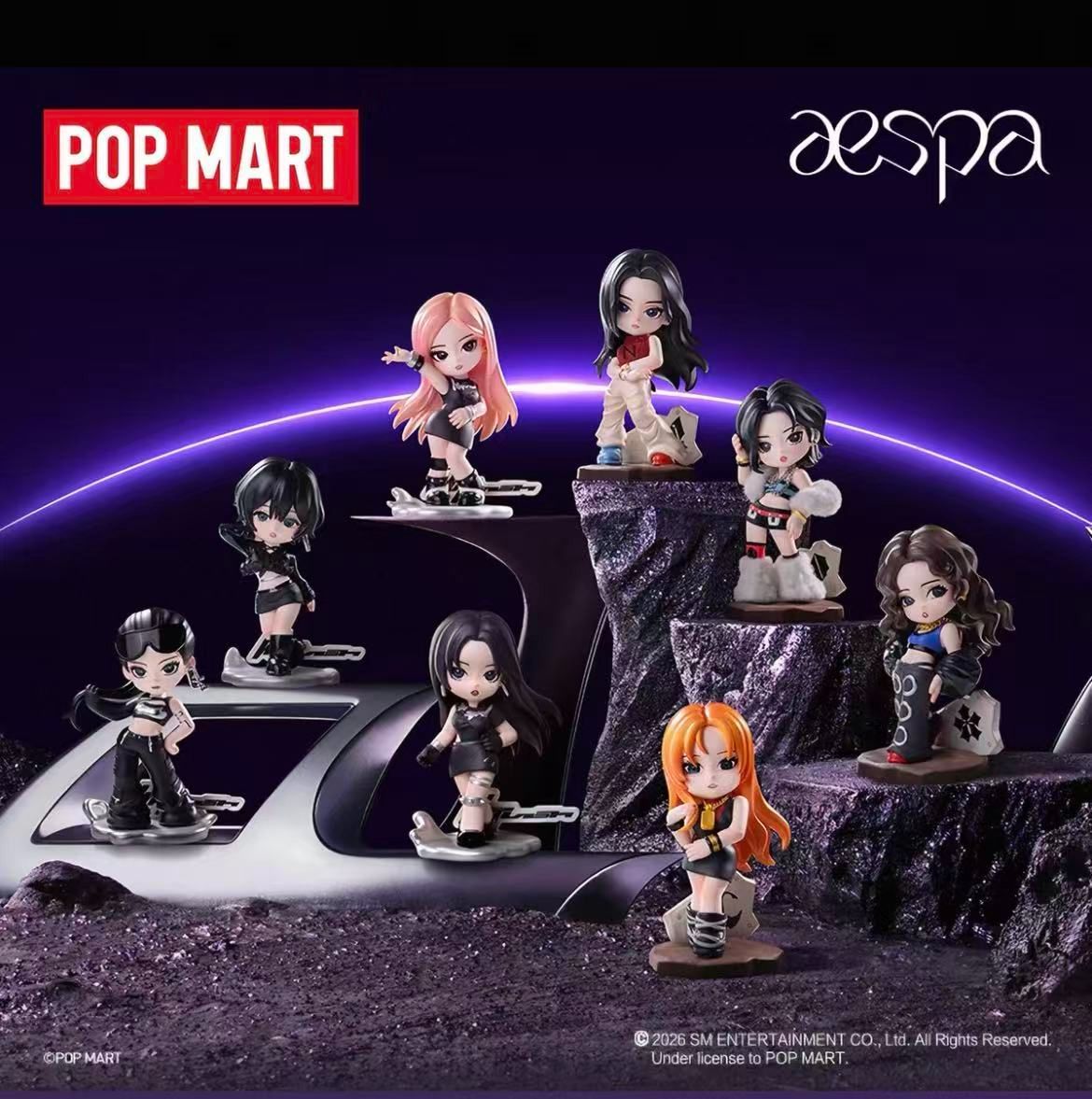 POP MART aespa Memorable Picks 8ピース入りアソートボックス エスパ フィギュア 新品未開封 16,222円