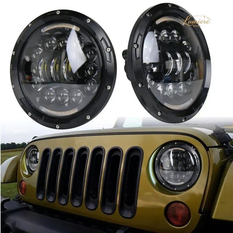 MOTORCYCLE OFF-ROAD VEHICLE HEAD WATERPROOF LED HEADLIGHT 7-INCH MODIFIED HEADLIGHT 9,660円