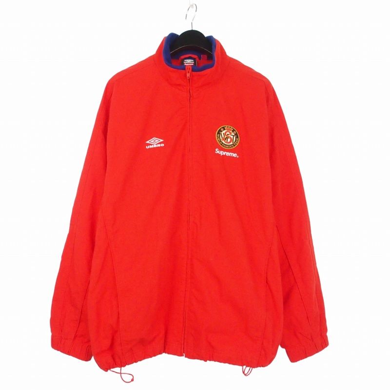 シュプリーム SUPREME Umbro 23AW Cotton Ripstop Track Jacket コットン リップストップ トラック ジャケット XL 赤 レッド SUP-FW23-127