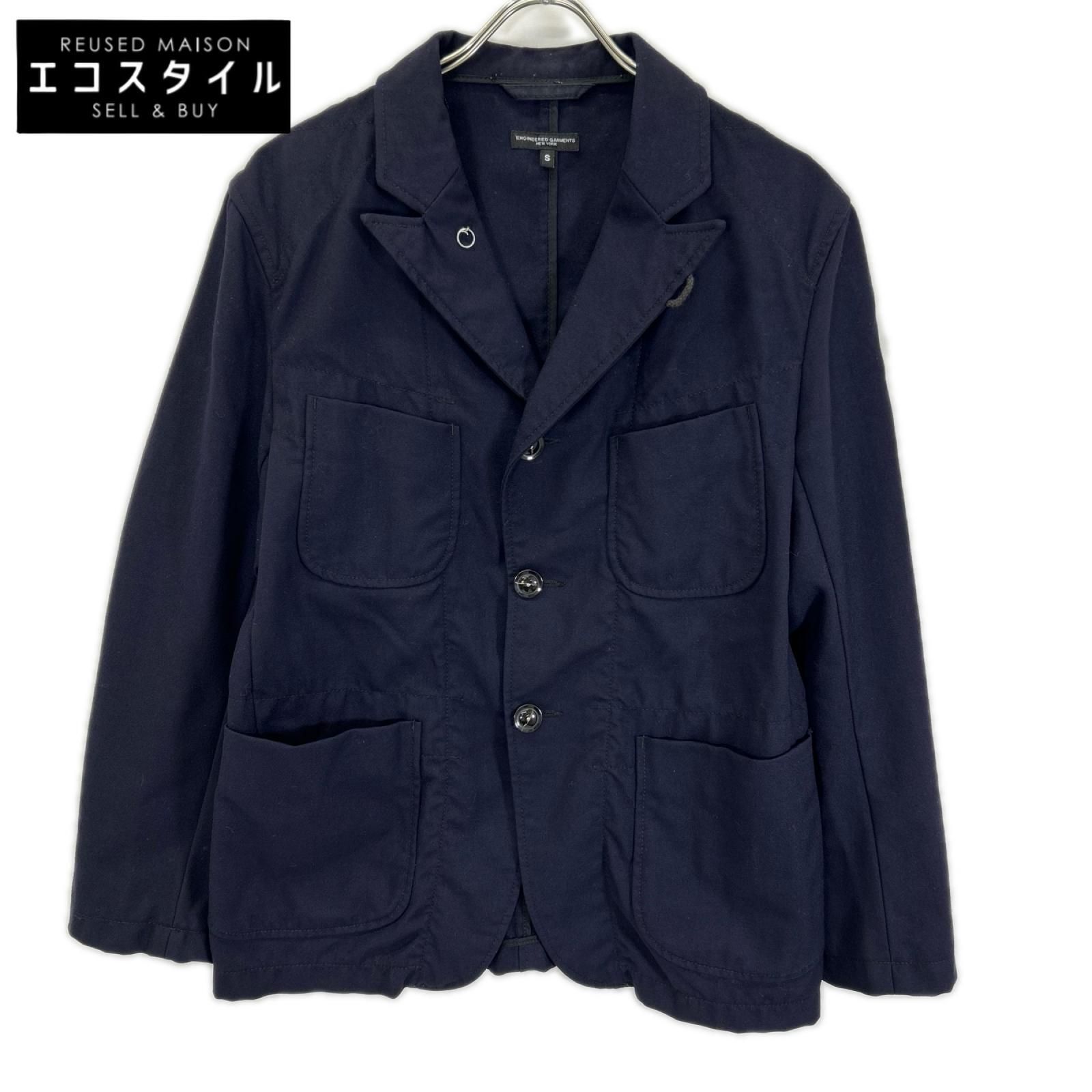 Engineered Garments　エンジニアードガーメンツ　ネイビー ウール シングルジャケット　S 16,199円