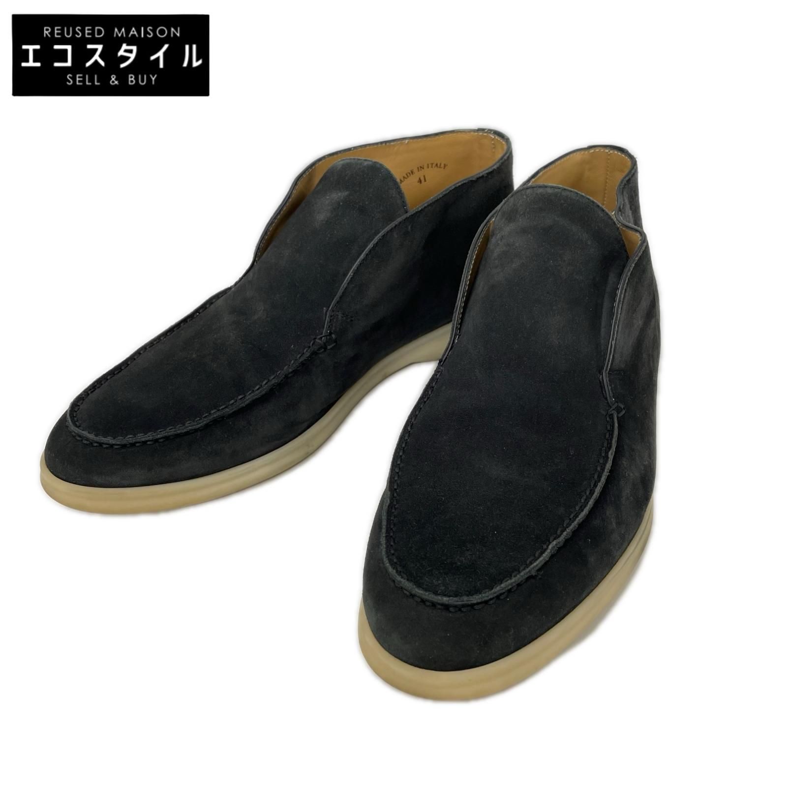 Loro Piana　ロロピアーナ　M53621 オープンウォーク スエード アンクルブーツ　41