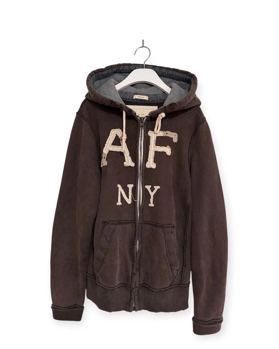 Abercrombie アバクロンビー y2k ブラウン フードジップアップ 6,998円