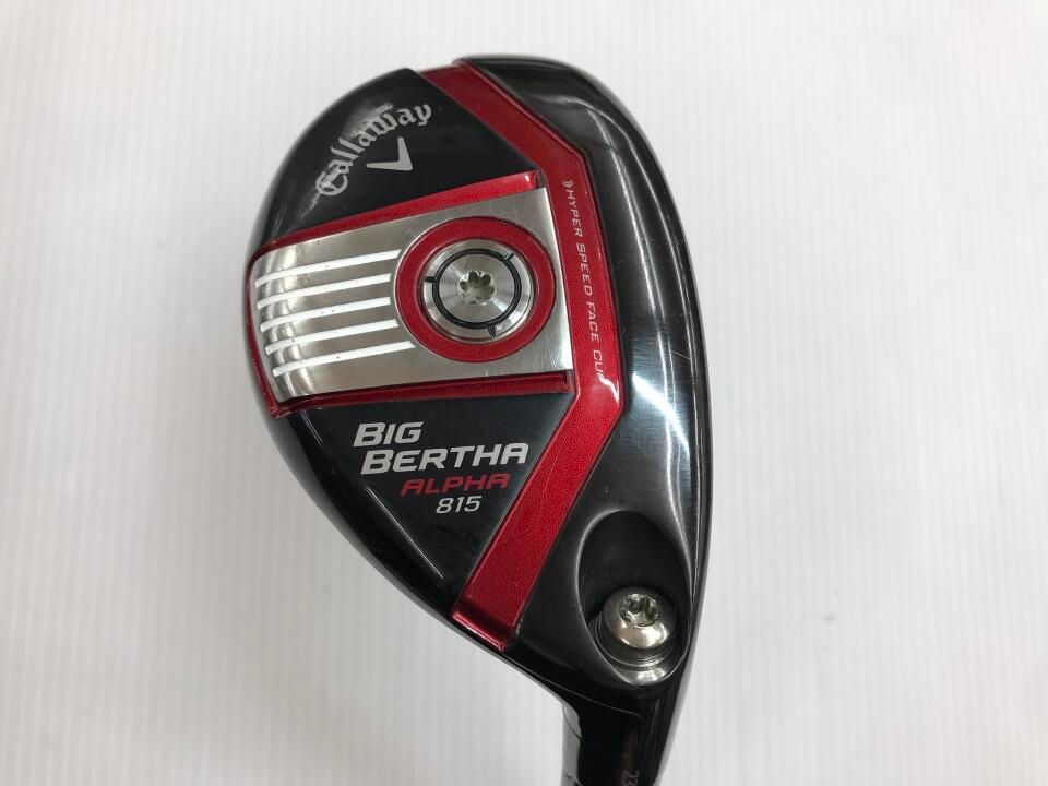 キャロウェイ　BIG BERTHA ALPHA 815　23度　BIG BERTHA　Sフレックス　ユーティリティ　中古【最短即日発送】