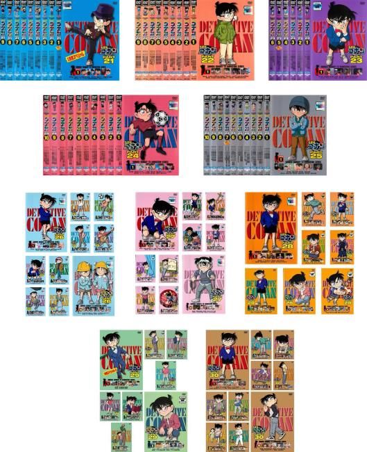 名探偵コナン(90枚セット)PART21、22、23、24、25、26、27、28、29、30【全巻セット アニメ 中古 DVD】ケース無:: レンタル落ち 55,188円