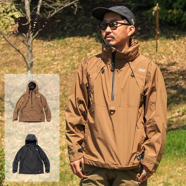 grn outdoor アノラック ジャケット マウンテンパーカー MK5 ANORAK JACKET ジーアールエヌアウトドア MajiでKinou的な5つを兼ね備えた キャンプ アウトドア 登山 レインウェア 耐水 防水 調温 抗菌防臭