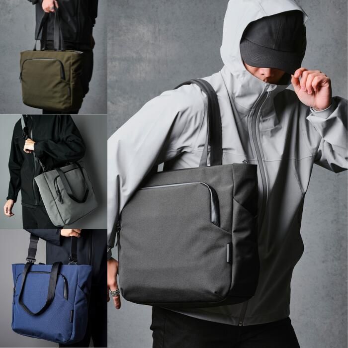 ALPAKA アルパカ トートバッグ メンズ レディース BRAVO TOTE ショルダーバッグ 14L 斜め掛け バッグ 旅行 ビジネス パソコン Macbook Pro