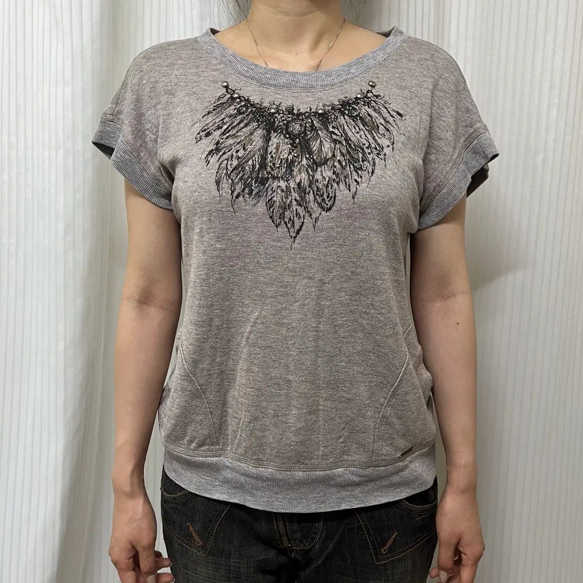 BALMAIN フェザー Tシャツ