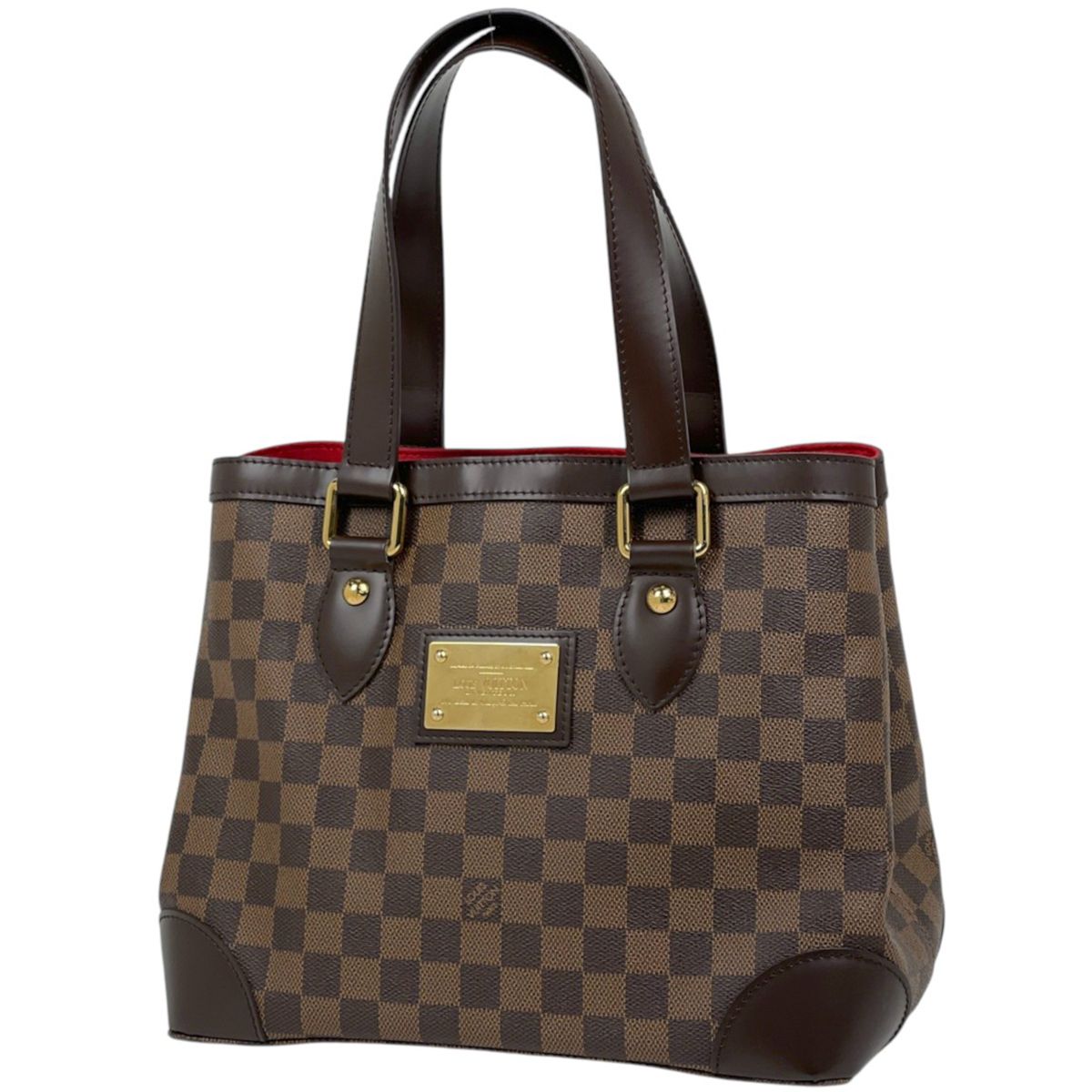 ルイ・ヴィトン Louis Vuitton ハムステッドPM トートバッグ ダミエ ブラウン N51205 レディース 【中古】