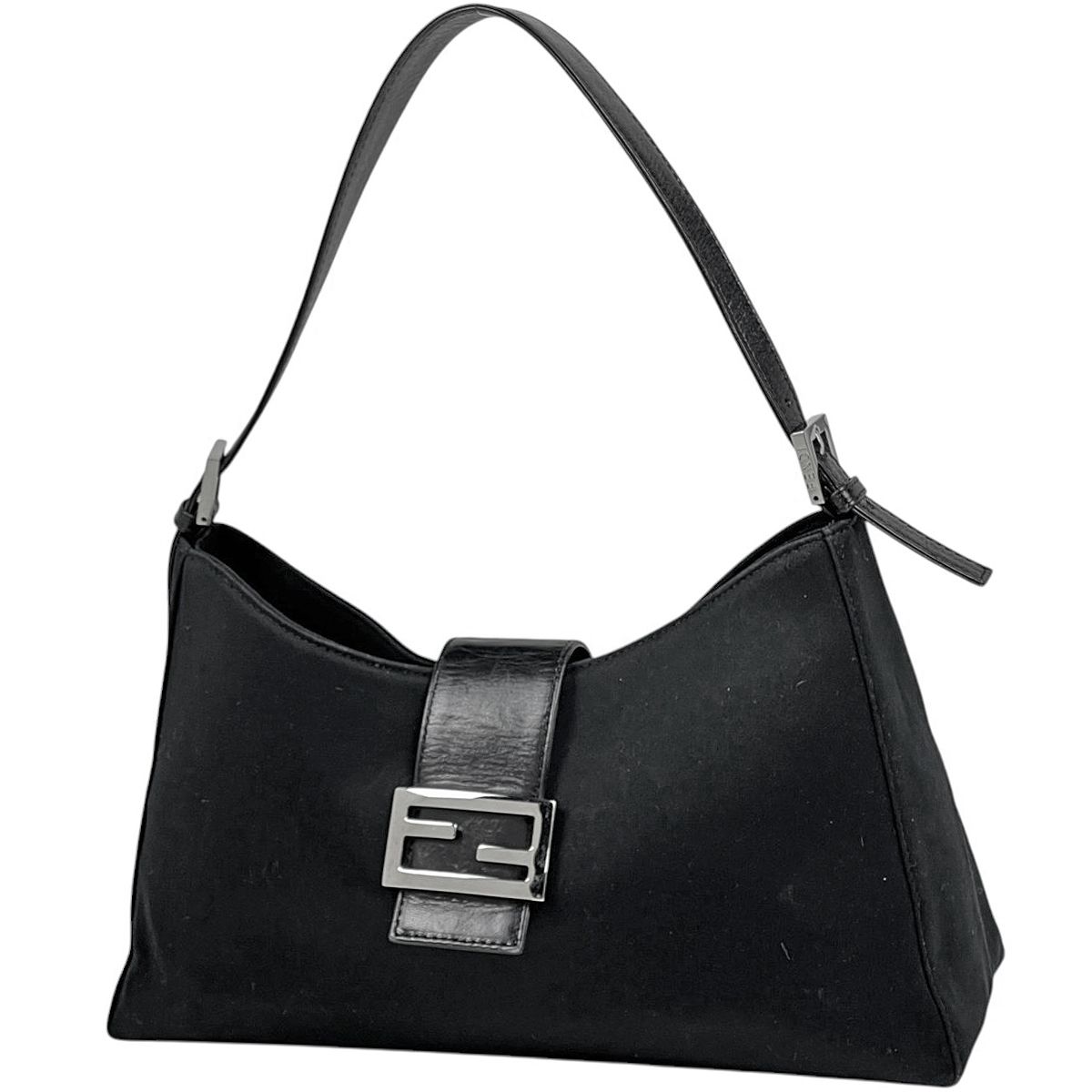 フェンディ FENDI ハンドバッグ ズッカロゴ ファブリック ネロ(ブラック) レディース 【中古】