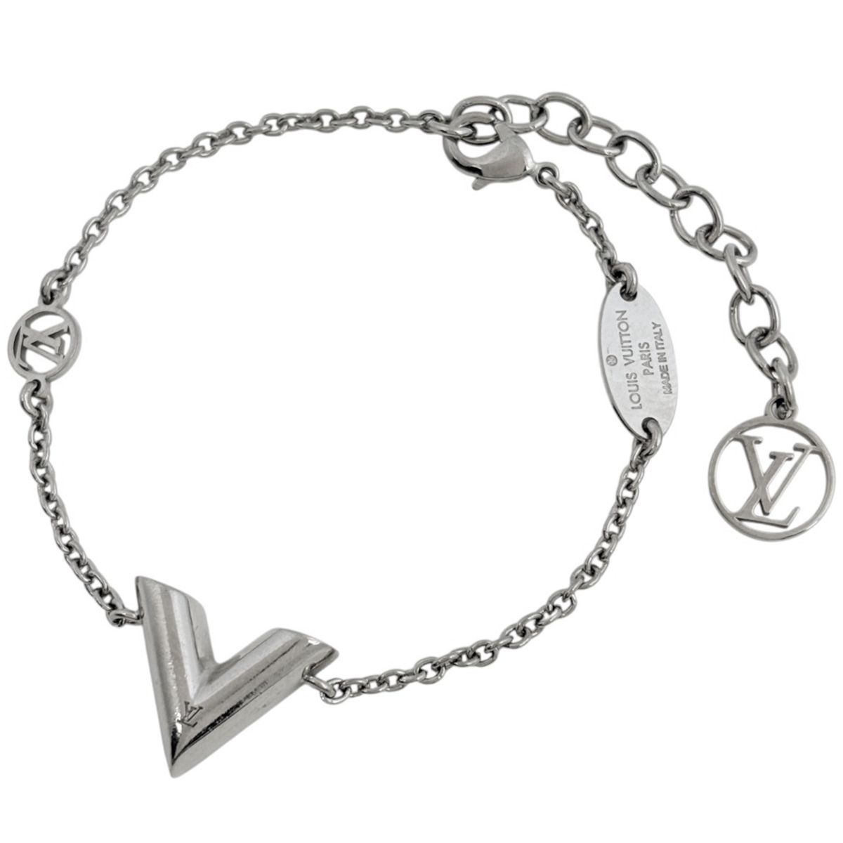 ルイ・ヴィトン Louis Vuitton ブレスレット エセンシャル V シルバーメッキ シルバー レディース 【中古】 26,838円