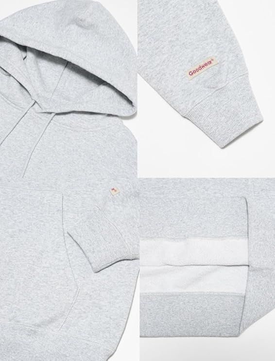 Goodwear グッドウェア パーカー プルオーバー グッドウエア 長袖 スウェット レギュラー 無地 メンズ レディース Tシャツ USAコットン 12オンス (1/4)