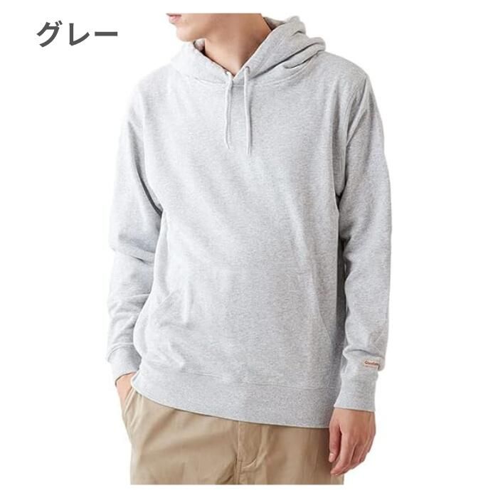 Goodwear グッドウェア パーカー プルオーバー グッドウエア 長袖 スウェット レギュラー 無地 メンズ レディース Tシャツ USAコットン 12オンス (1/4)