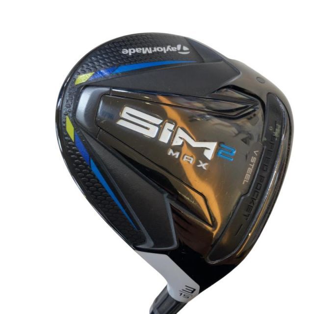 【中古】 テーラーメイド SIM2 MAX 3W フェアウェイウッド FW Speeder 661 EVOLUTION VII (フレックスS) メンズ 男性用 右利き 右用 Cランク ゴルフクラブ