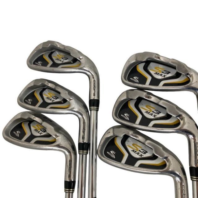 【中古】 コブラ cobra S3 MAX 6S USA アイアンセット IR S3 MAX スチール (フレックスS) メンズ 男性用 右利き 右用 Dランク ゴルフクラブ 11,825円