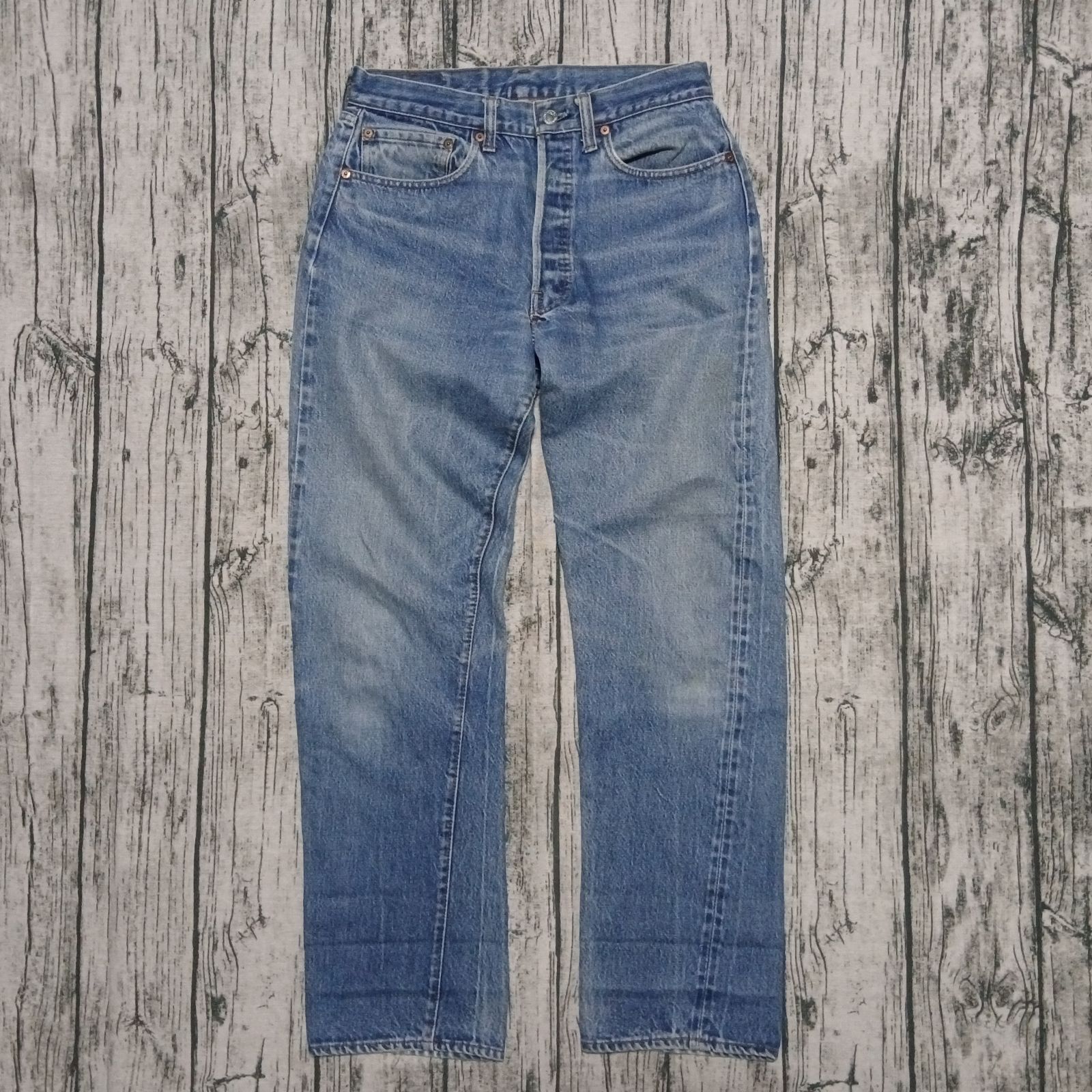 【W33表記】80年製 66後期 オリジナル Levi's 501 赤耳 セルビッチ 黒カン 内股シングル 6 80s