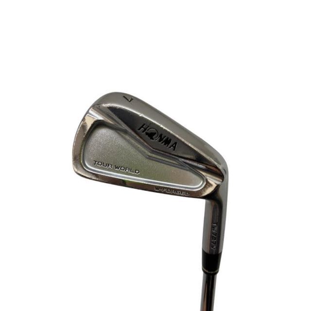 【中古】 本間ゴルフ TOUR WORLD TW727V FORGED 8S アイアンセット IR 純正特注シャフト (フレックスS) メンズ 男性用 右利き 右用 Cランク ゴルフクラブ