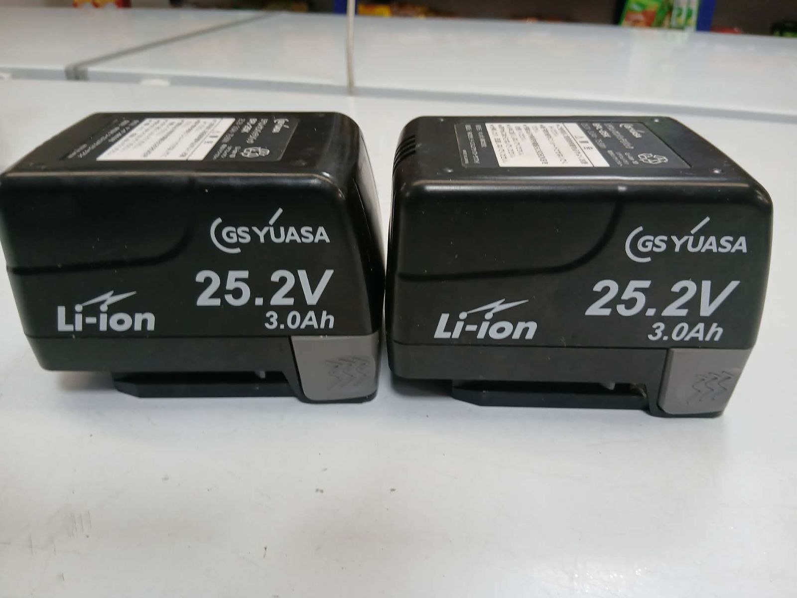 【ジャンク品】GS YUASA リチウムイオンバッテリーパック BPL-25K 2個セット 7,125円