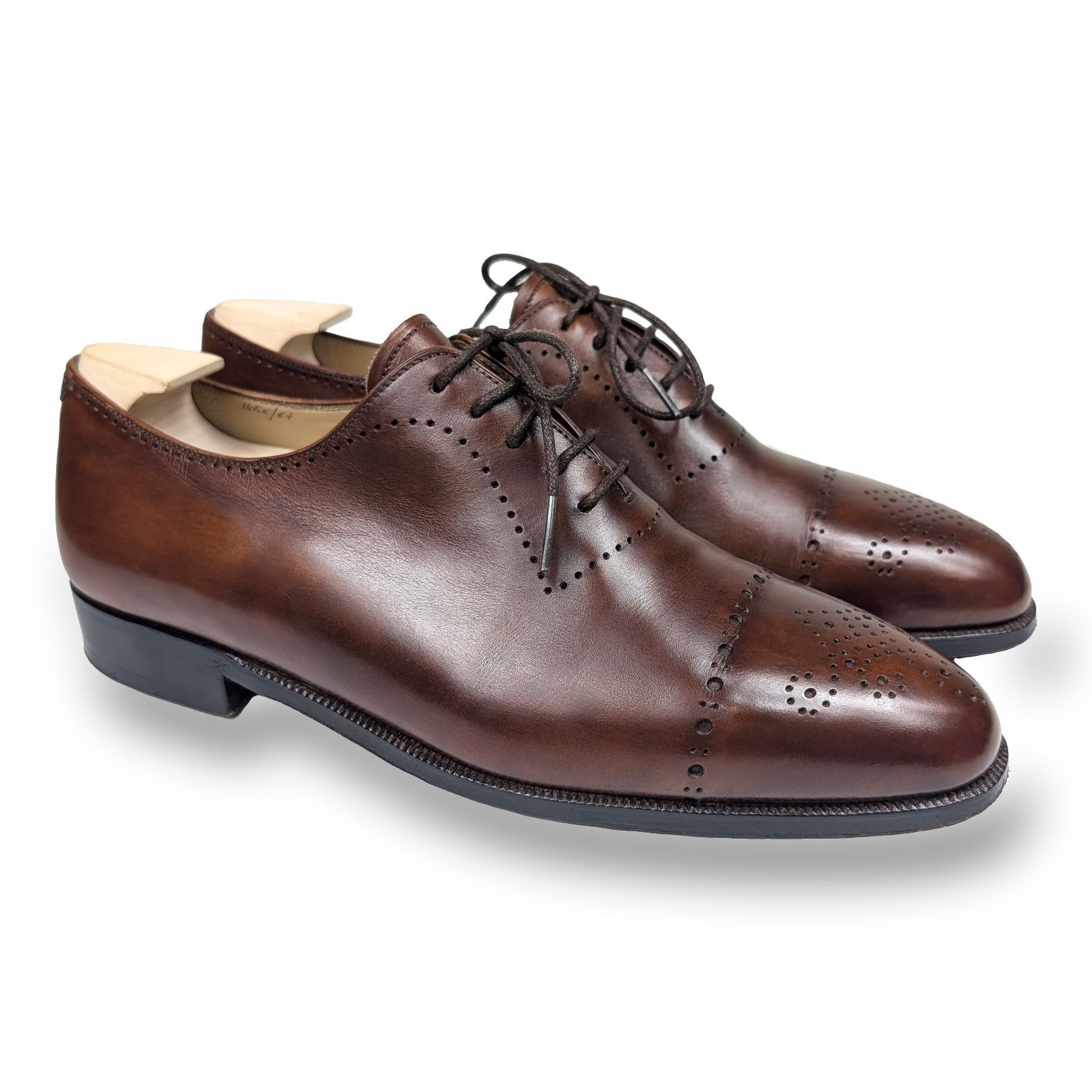★激レア・極上品★ ベルルッティ Berluti　メダリオンプレーントゥ　ブラウンパティーヌ　サイズ6.5