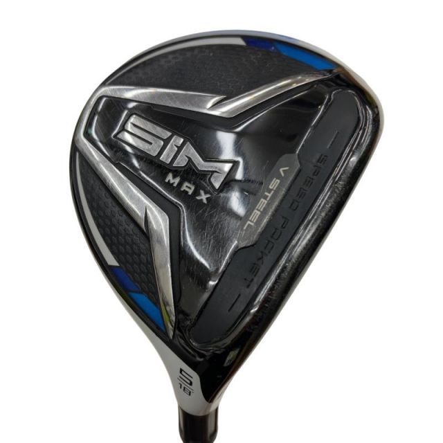 【中古】 テーラーメイド SIM MAX 5W フェアウェイウッド FW TENSEI BLUE TM50(FW) (フレックスS) メンズ 男性用 右利き 右用 Cランク ゴルフクラブ