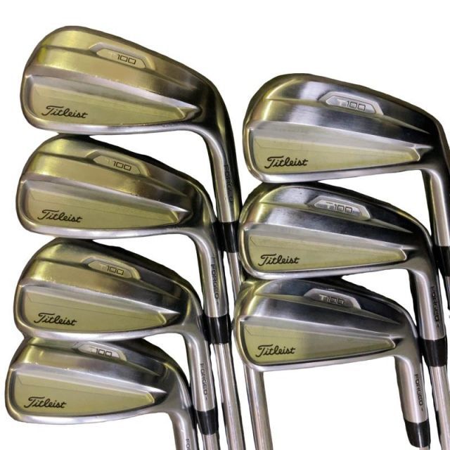 【中古】 タイトリスト Titleist T100(2021) 7S アイアンセット IR NS PRO MODUS3 TOUR115 (フレックスS) メンズ 男性用 右利き 右用 Cランク ゴルフクラブ