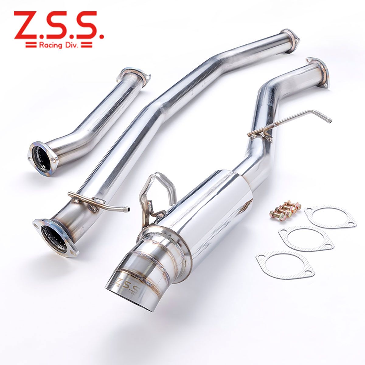 Z.S.S. チェイサー マーク2 クレスタ JZX100 ターボ ダウンテール ストレートマフラー 1JZ-GTE 競技用 ZSS 51,480円