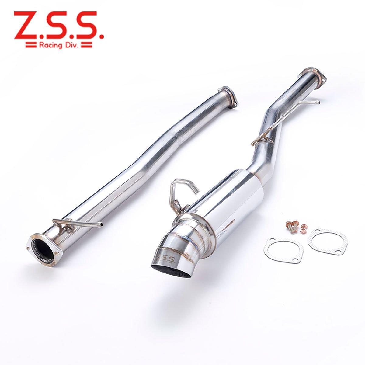 Z.S.S. チェイサー マーク2 クレスタ JZX90 ターボ ダウンテール ストレートマフラー 1JZ-GTE 競技用 ZSS