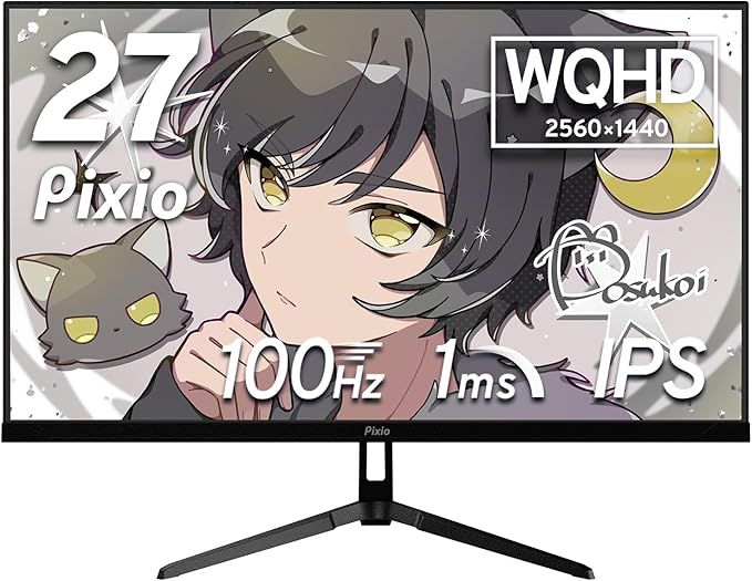 【美品】Pixio PX275 Wave ゲーミングモニター 27インチ ブラック 14,652円