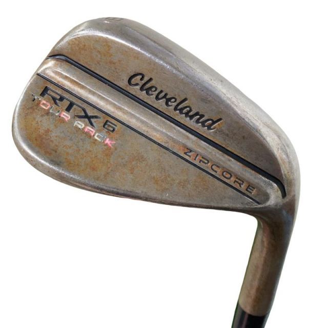 【中古】 クリーブランド Cleveland RTX-6 ZIPCORE ツアーサテン 48°/10° MID ウェッジ WG 純正特注シャフト (フレックスS) メンズ 男性用 右利き 右用 Cランク ゴルフクラブ