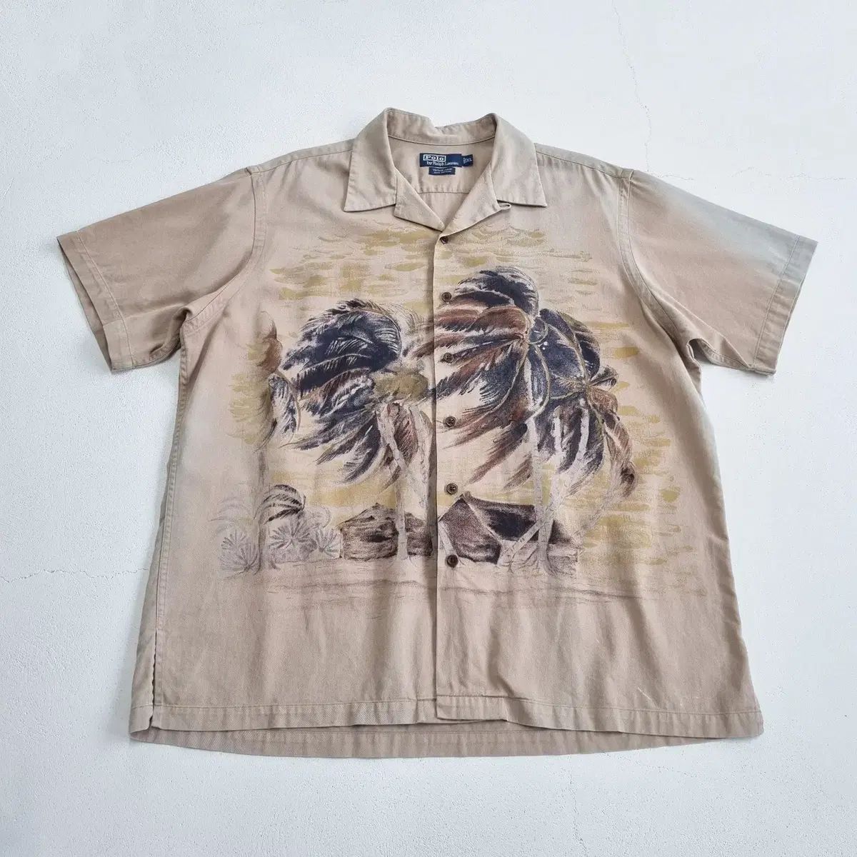 90S POLO RALPH LAUREN(ポロラルフローレン) 팜ツリー シャツ - XL ヴィンテージ ポロ polo 9,135円