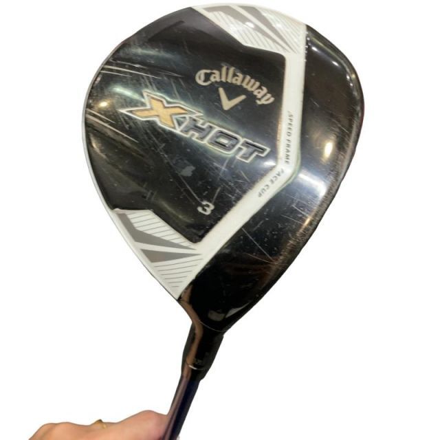 【中古】 キャロウェイ X HOT 3W フェアウェイウッド FW Tour AD GT-6 (フレックスS) メンズ 男性用 右利き 右用 Cランク ゴルフクラブ