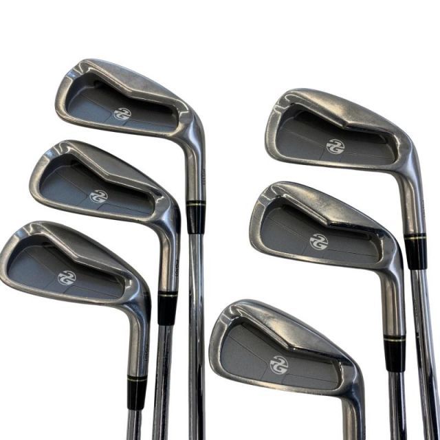 【中古】 ピジョンゴルフ P-tune PG101(ステンレス) 7S アイアンセット IR 純正特注シャフト (フレックスS) メンズ 男性用 右利き 右用 Cランク ゴルフクラブ