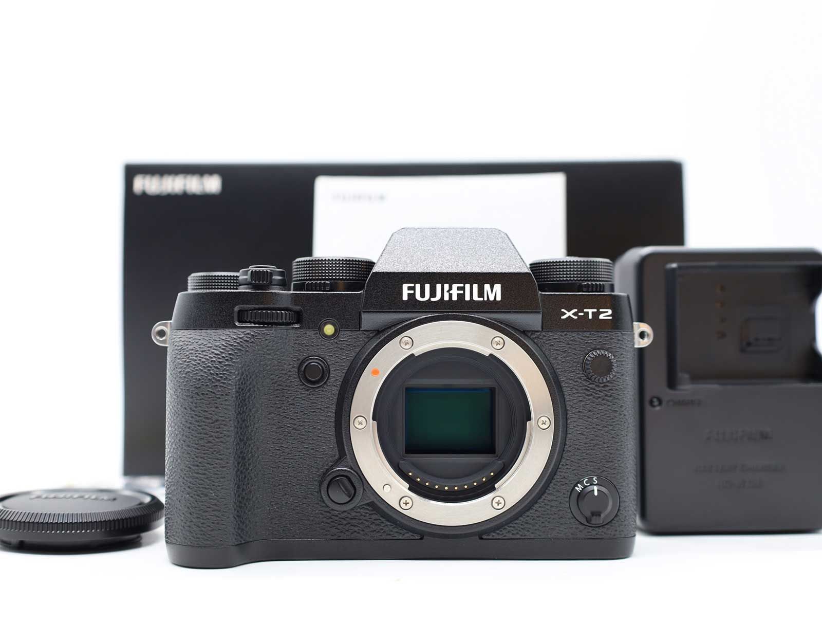 富士フィルム Fujifilm X-T2 24.3MP Digital Camera Black 16 Shots 元箱 [新品同様] #Z6849A