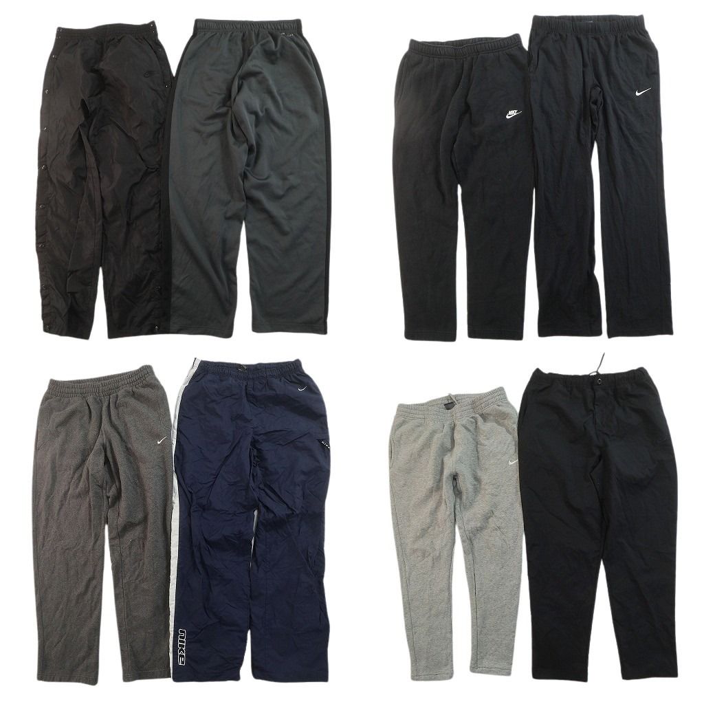 古着卸 まとめ売り ナイキ パンツ 8枚セット ( メンズ M ) ナイロンパンツ スウェット スウォッシュロゴ 中古 古着 NG3273 9,940円
