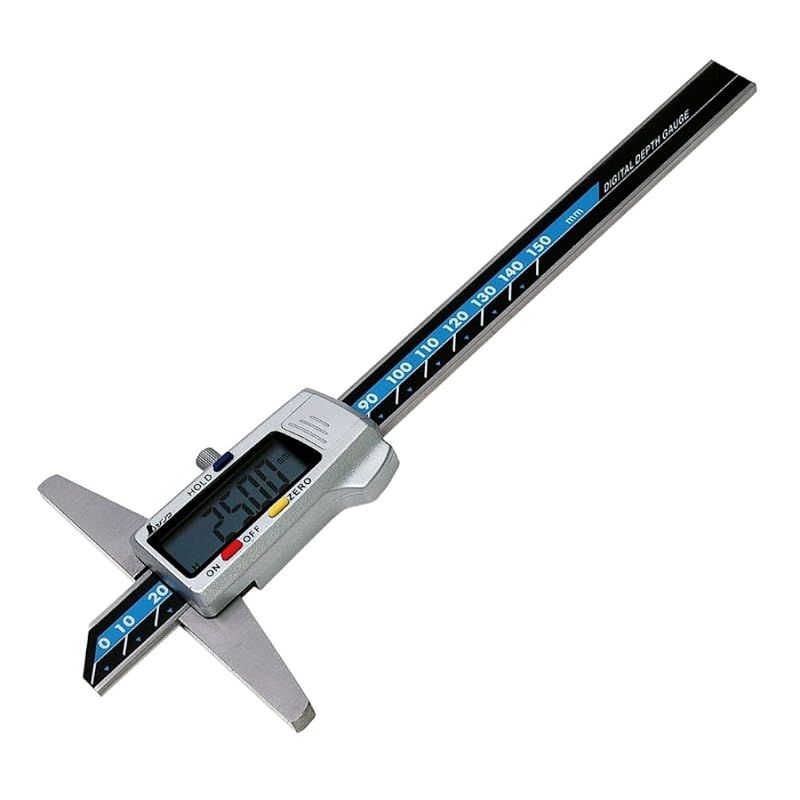 【新品】 シンワ測定(Shinwa Sokutei) デジタルデップスゲージ ホールド機能付き 150mm 19306