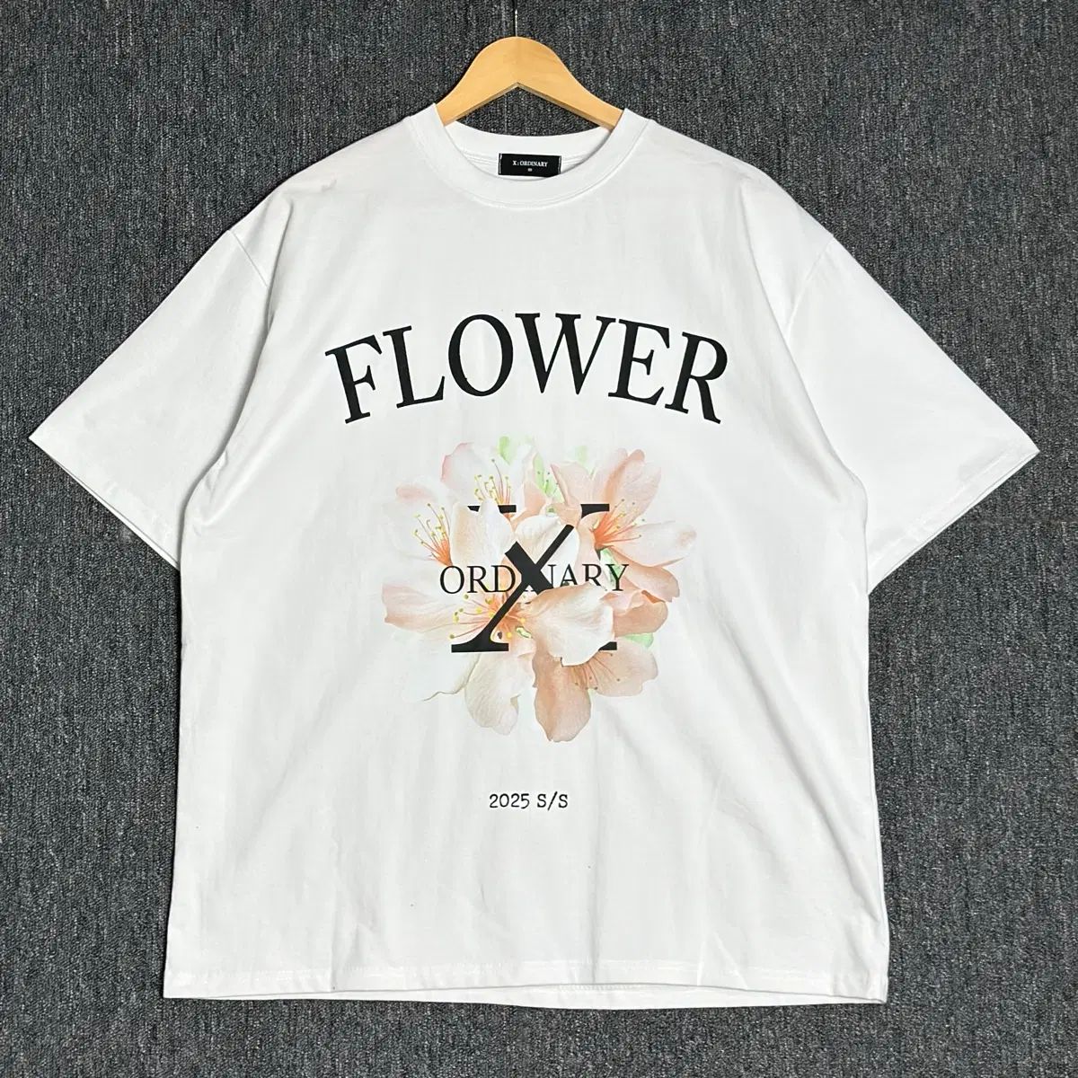 X:ORDINARY フラワー プリンティング 半袖Tシャツ 50