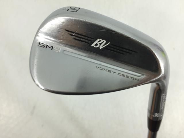 返品OK 【中古ゴルフクラブ】タイトリスト ボーケイ ウェッジ スピンミルド SM9 (ツアークロム)50.12F(日本仕様) NSプロ 950GH neo AW